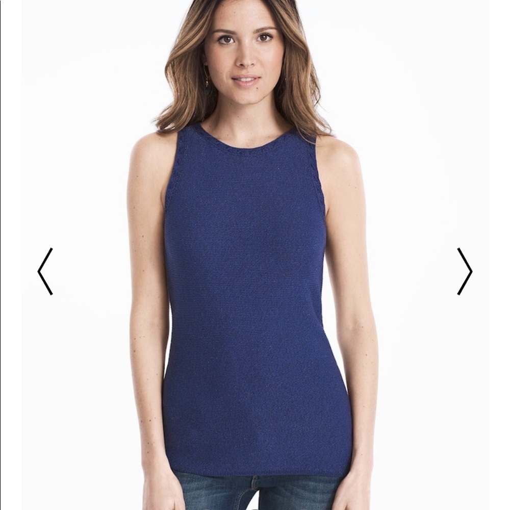 WHBM sleeveless sweater